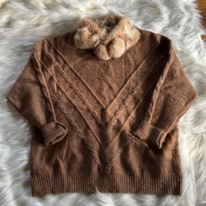 NWT- Lucious Brown Sweater